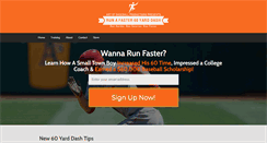 Desktop Screenshot of 60yarddash.net